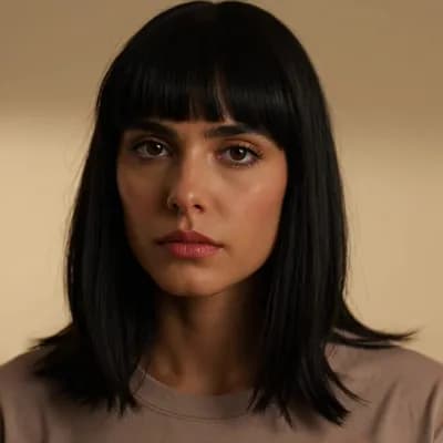 AI generated video: A cinematic, emotionally driven music video of a 23-year-old Argentine female rock singer. She has d...