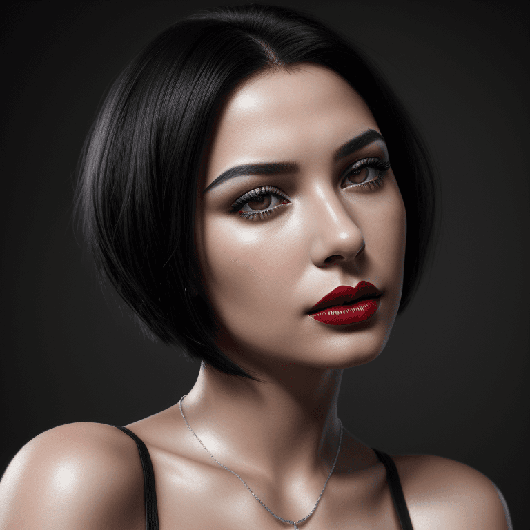 AI generated: hyper realistic headshot photo of a beautiful  american young girl, very beautiful, slim, skinny, th...