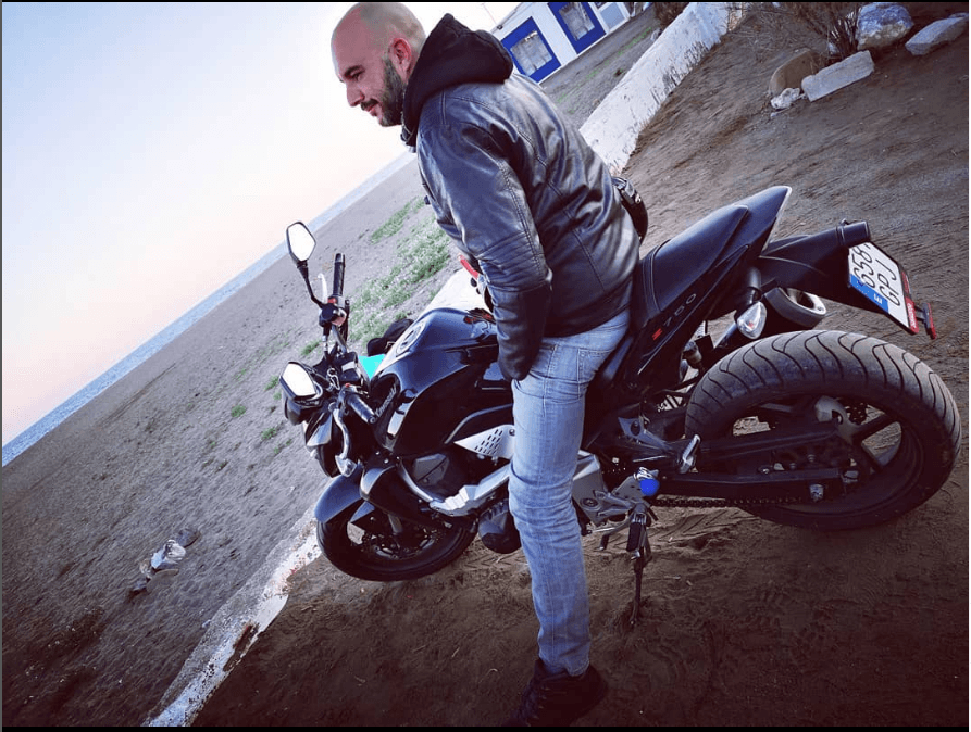 AI generated: BIG MOTO RIDER