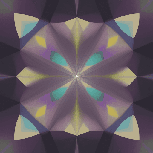 AI generated: "This fascinating creation by DALL-E immerses us in a visual universe where geometry and color merge...