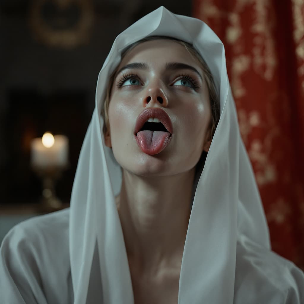 AI generated: close up, score_5, score_8_up, score_7_up, open mouth, a captivating award-winning photograph, an in...