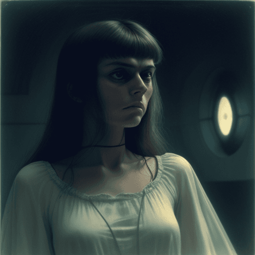 AI generated: 
 featuring a woman who resembles someone in her youth during the 1970s, akin to Natalja Bondartschu...