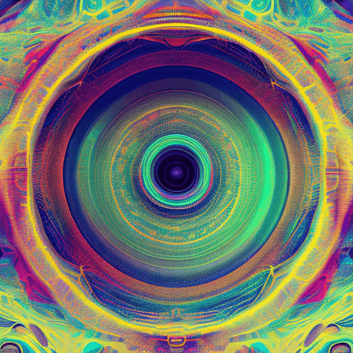 AI generated: High resolution photography clean minimalistic abstract psychedelic for epic melodic techno cover ar...