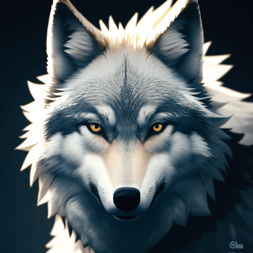 AI generated: Wolf, adidas, 8k