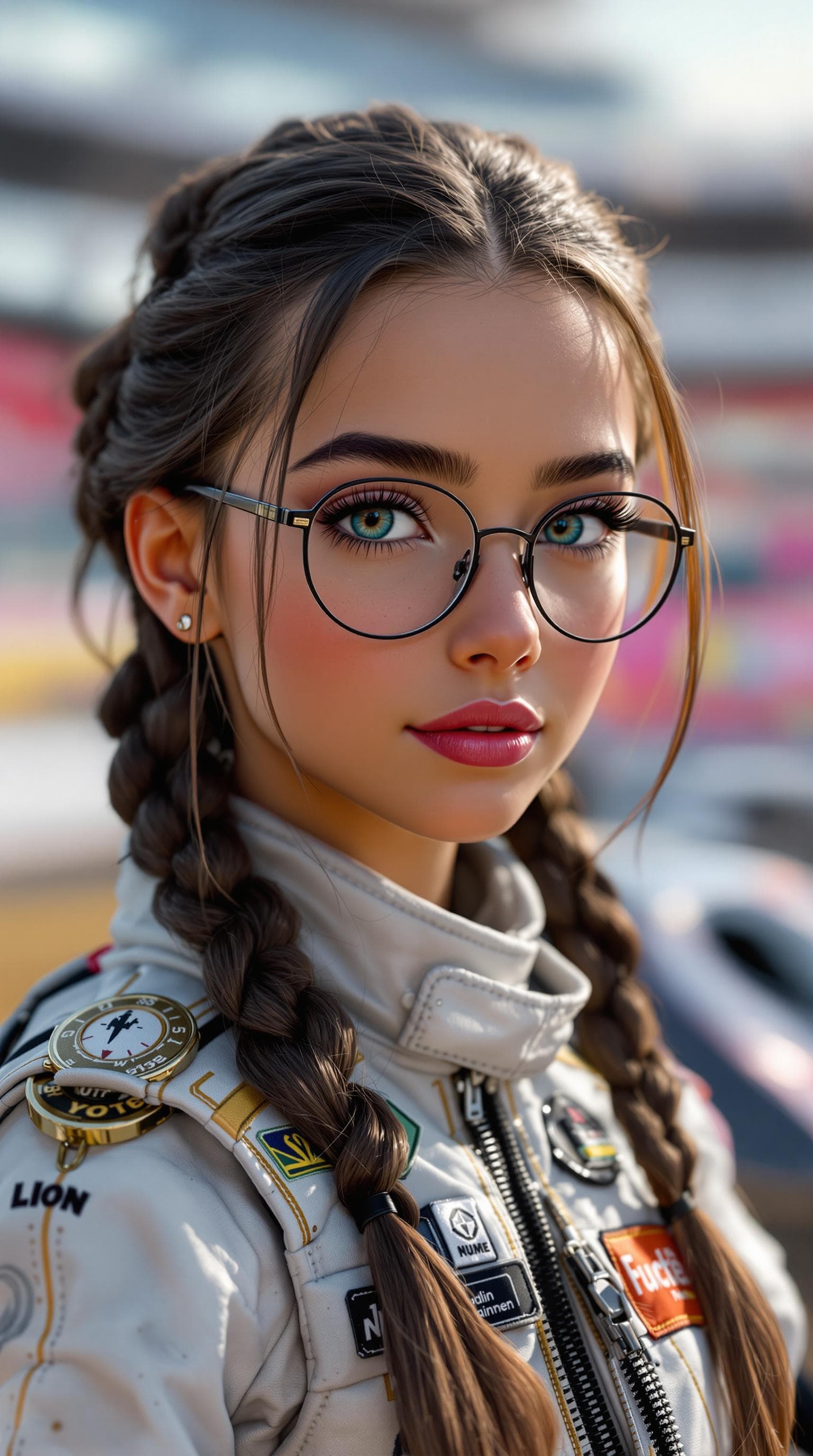 AI generated: A professional portrait of the most stunning fourth-grade girl in the world, captured in a highly de...