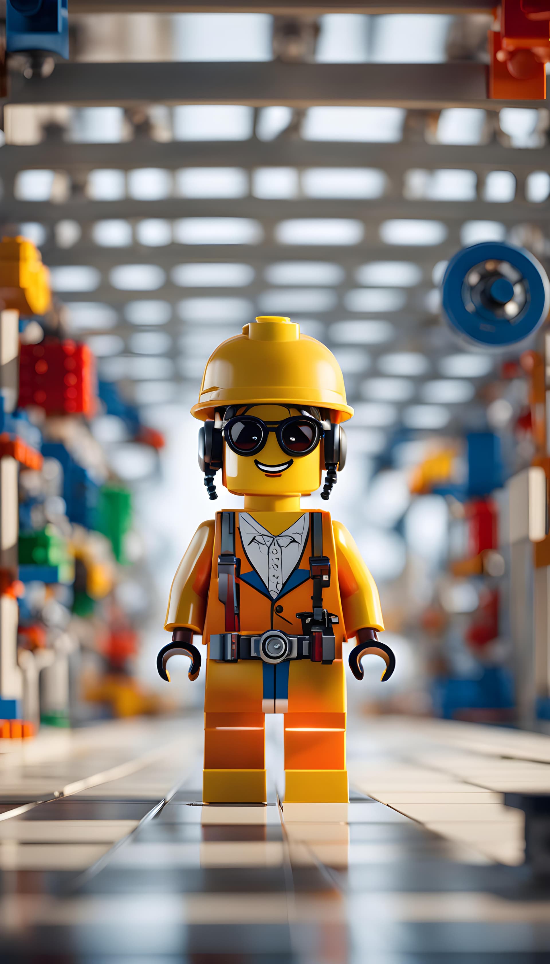 AI generated: Cinematic photography, Lego human, made in blender, unreal engine, octane render, highly detailed ph...