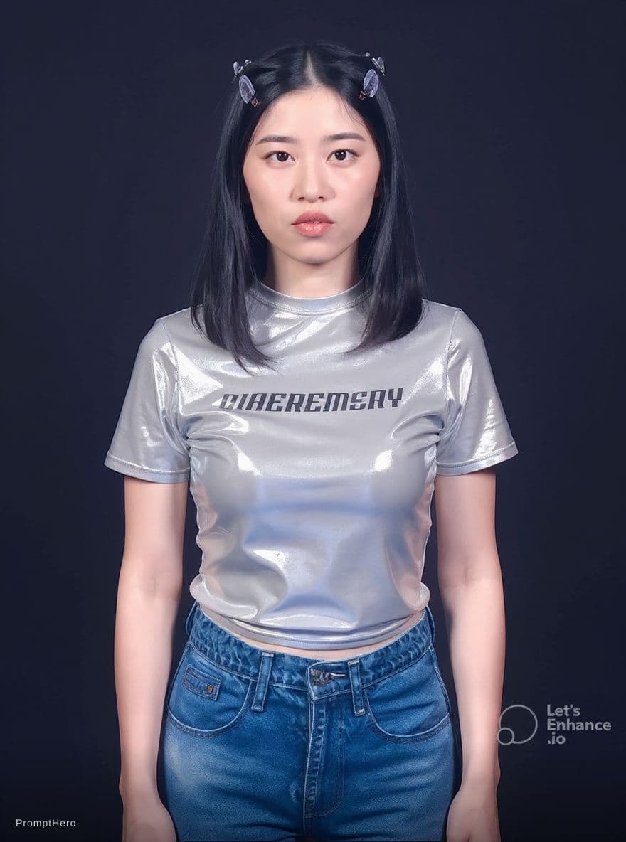 AI generated: Full body portrait of the same person as the reference image, using the exact face identity from the...