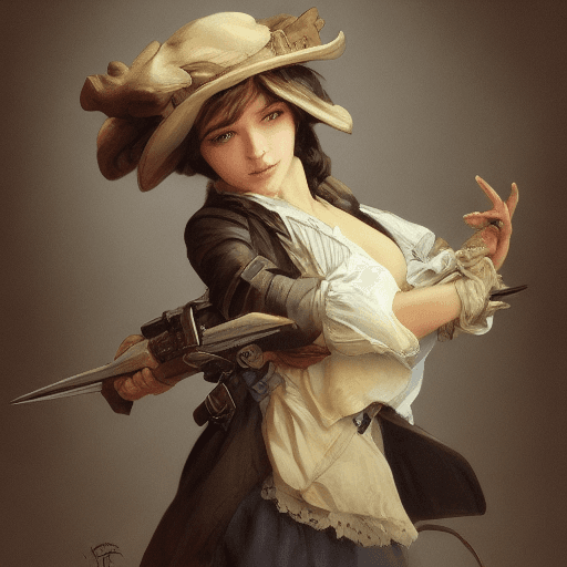 AI generated: french musketeer, cute, intricate, highly detailed, digital painting, artstation, concept art, smoot...