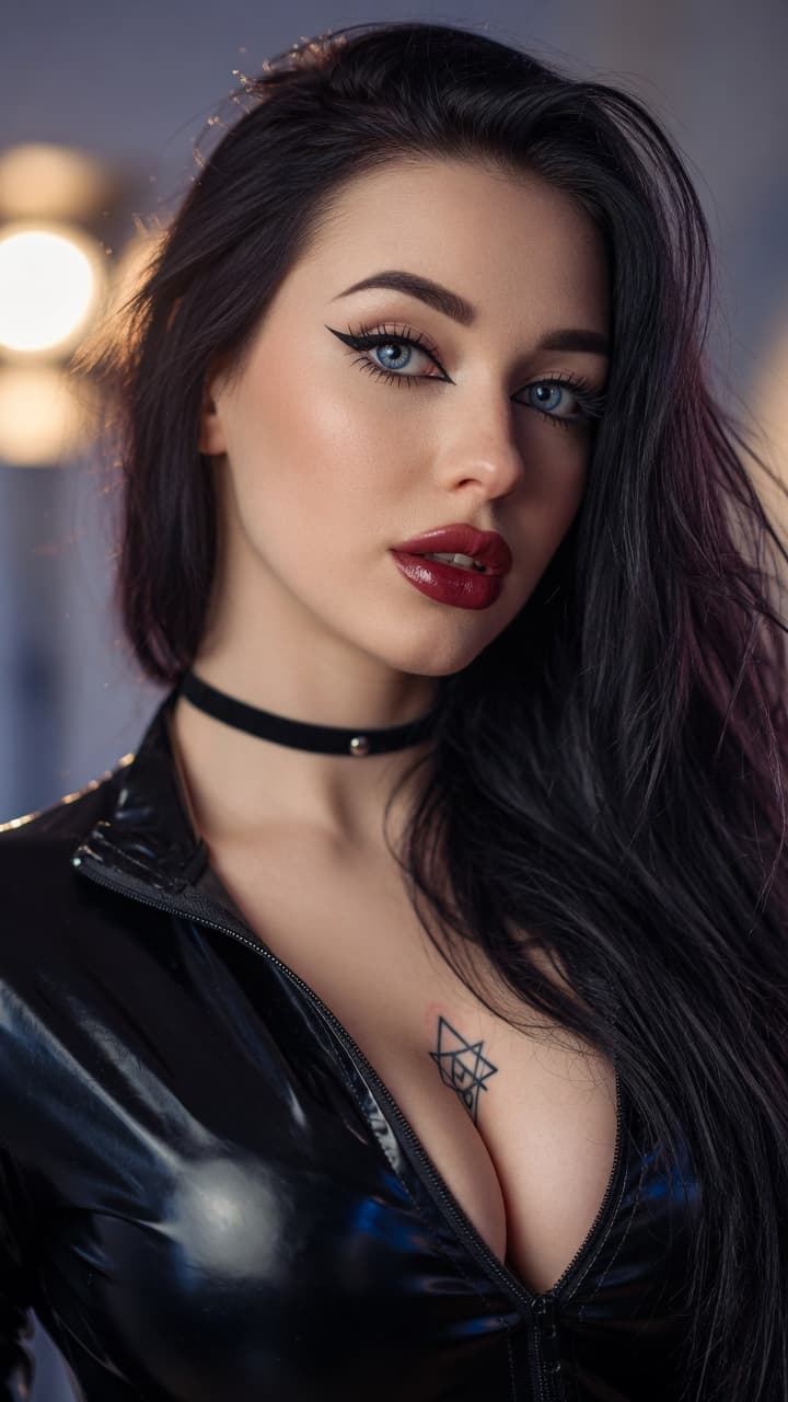 AI generated: Ultra-realistic photography of a stunning young woman with flawless fair skin, subtle realistic skin...
