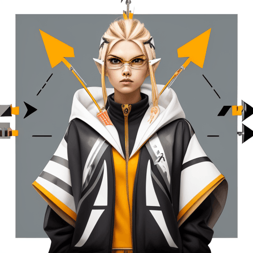 AI generated: write the word 'APEX ARROWS' in fashionable way