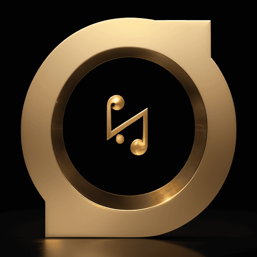 AI generated: feature the letters "U" and "G" as distinct and separate elements, alongside a subtle musical note. ...