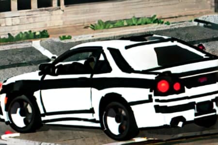 NISSAN Skyline GT-R R34 car LORA - Image 2