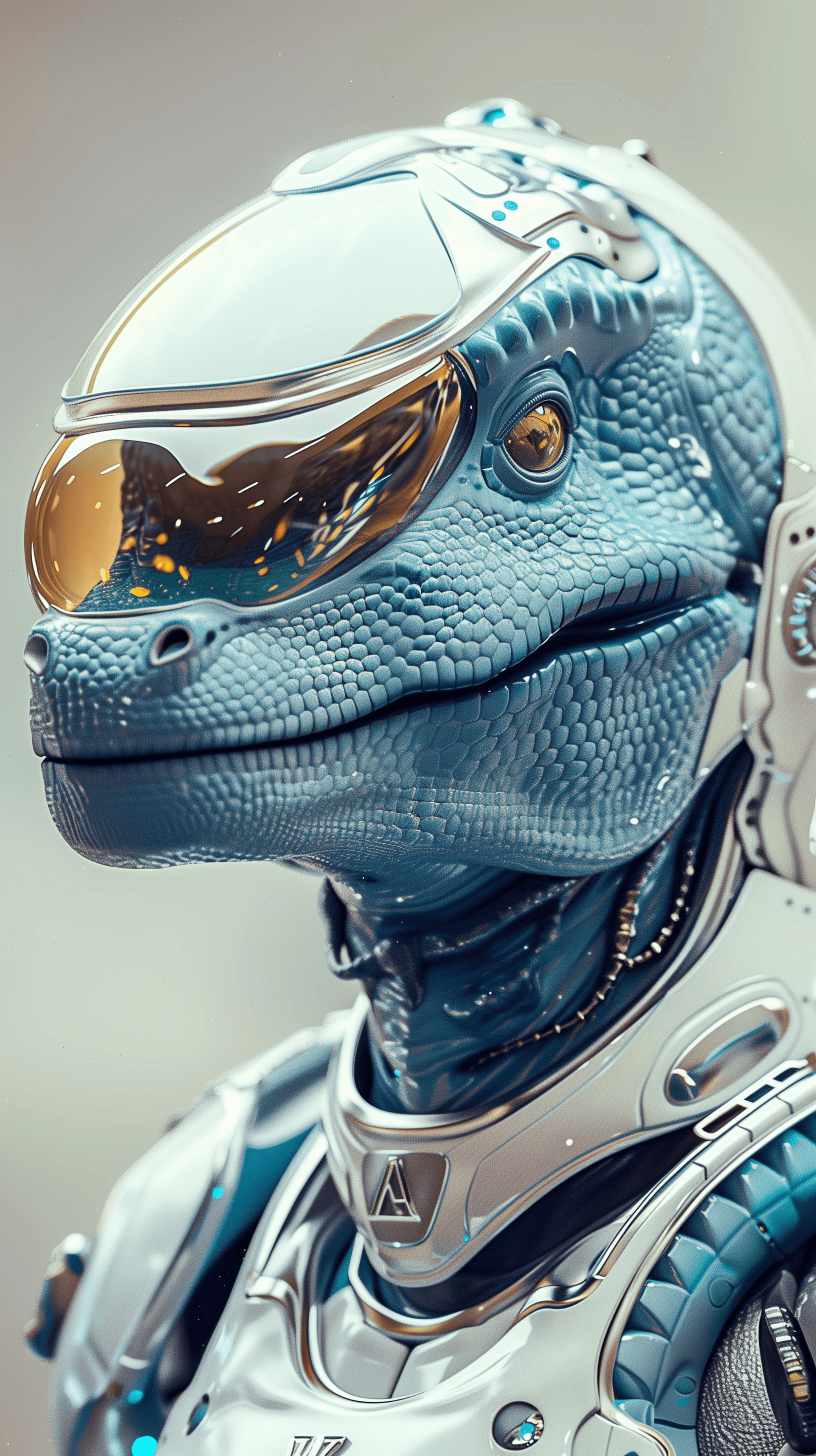 AI generated: Alien dinosaur --ar 9:16 --style raw