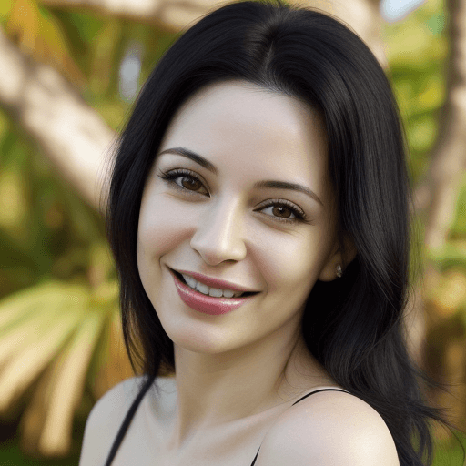 AI generated: 36 years old, Brazilian, pale skin, black hair, brown eyes, Gorgeous, beautiful, best quality, best ...