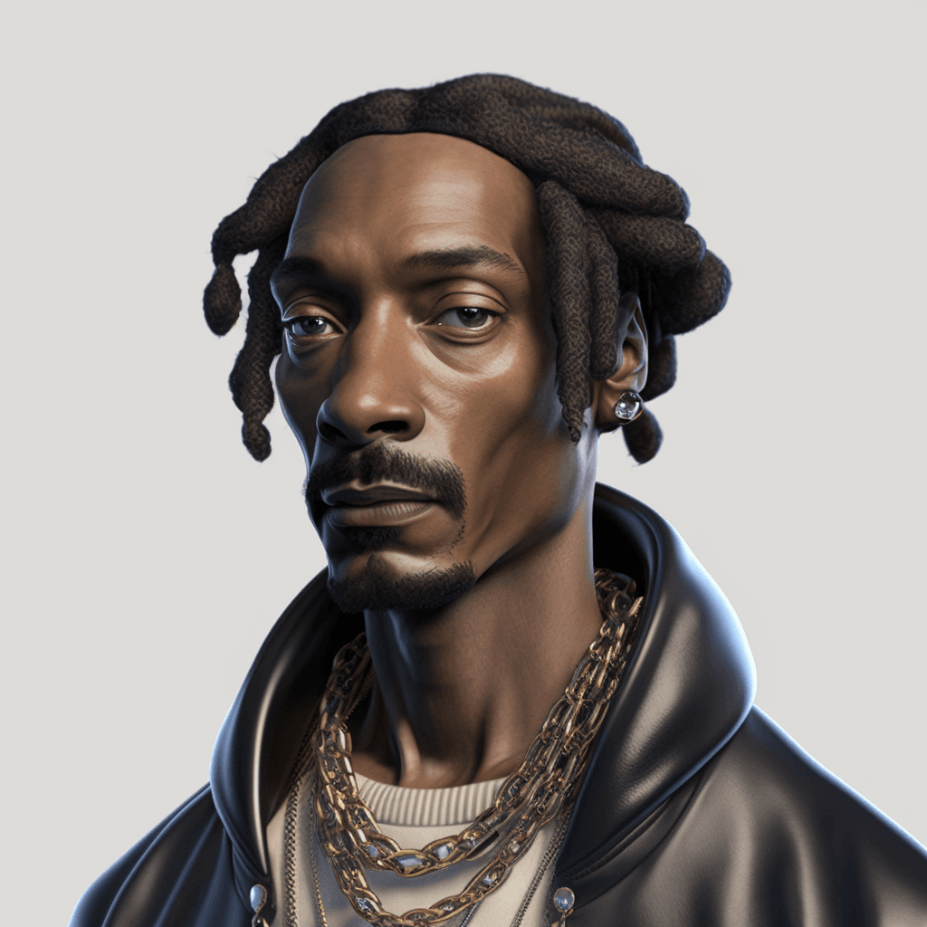 AI generated: hasdx style, glazed 3D render (extremely detailed CG), Snoop Dogg, pixar style, 3d style, disney sty...