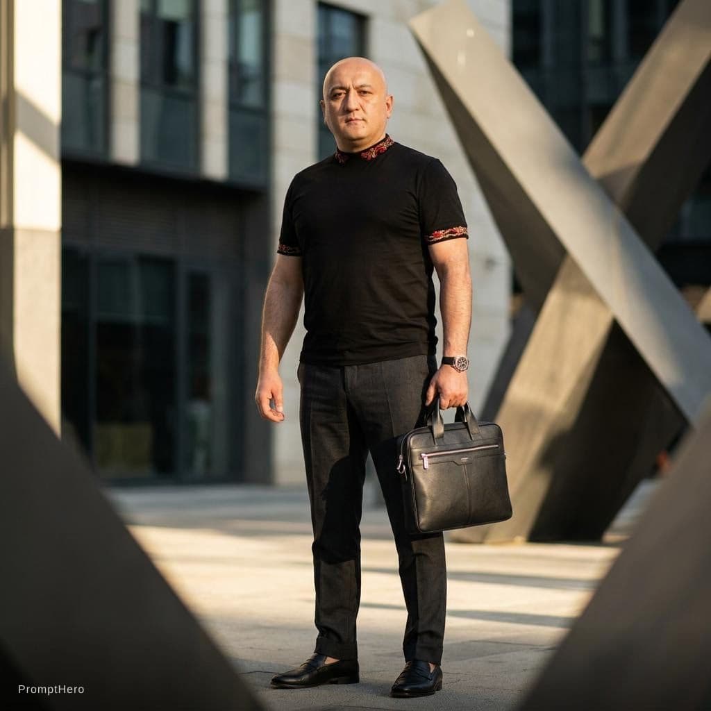 AI generated: fashion editorial photograph, man, shot on a Canon EOS 5D Mark IV --chaos 75 --ar 1:2 --profile rsy6...