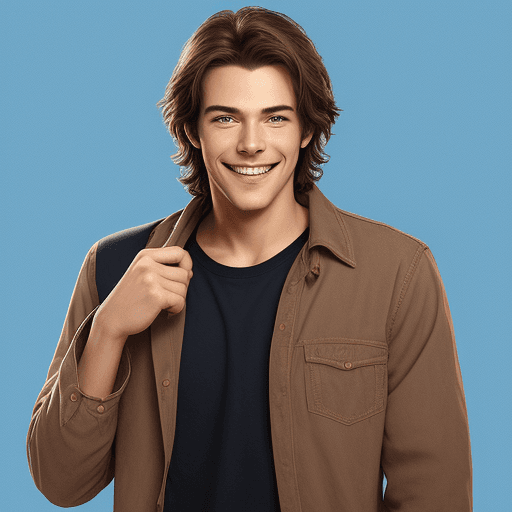 AI generated: smile, man, told, nice ,like movie