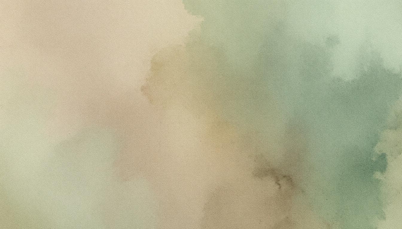AI generated: Flat watercolor wash texture — soft gradients, subtle paper grain, gentle brush strokes, pale muted ...
