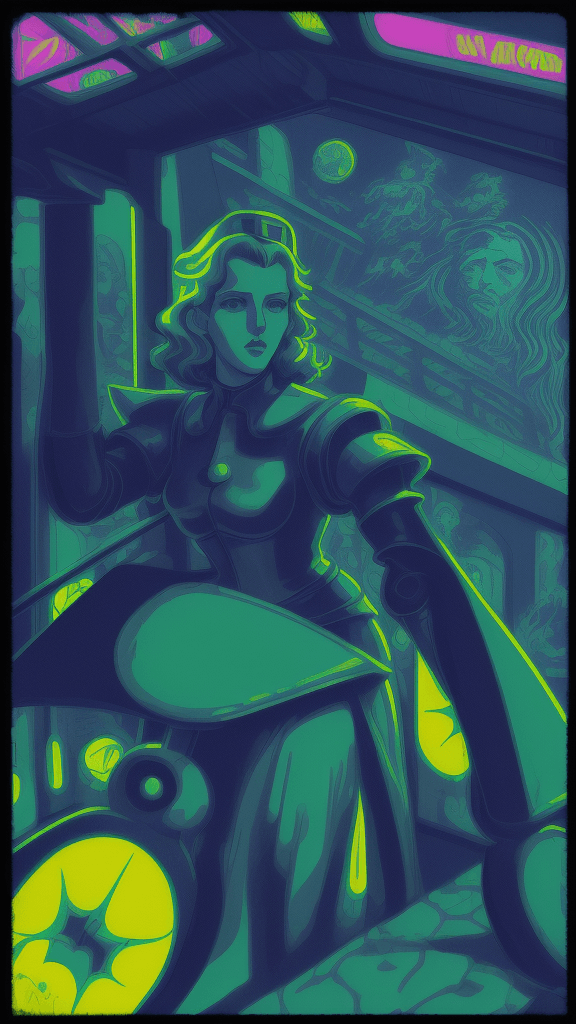 AI generated: (they are coming to take me away), Ray Tracing, Medieval Majesty, Retro Anime Style, Pop Art Energy,...
