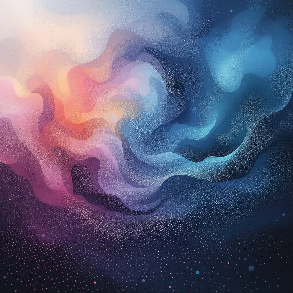 AI generated: Lucidpoint Mirage – Pointillism with hazy, dreamlike layers and shifting illusions within the dots.	...
