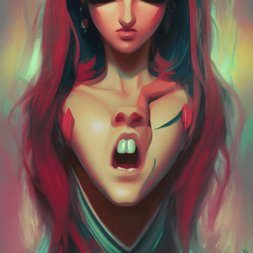 AI generated: Zen character wallpaper, in the style of artgerm, vibrant neo - traditional, aggressive digital illu...