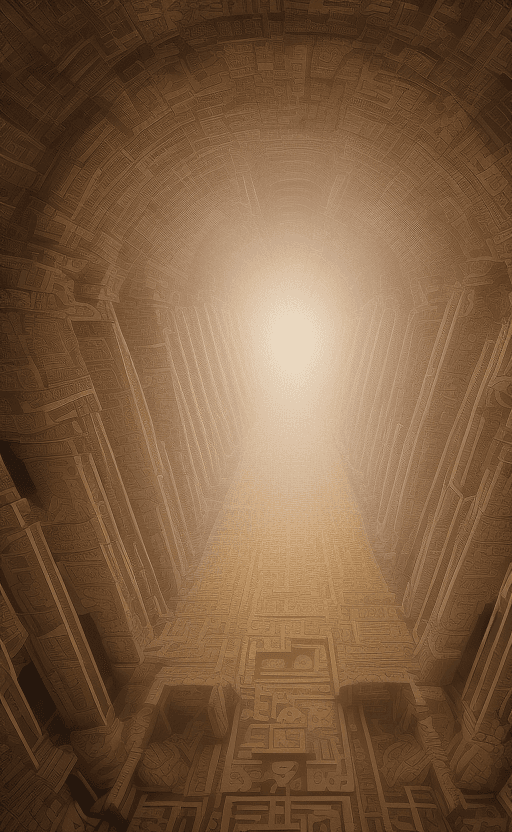 AI generated: Confusion Hi-technology digital robot ai . A maze of stair cases running at different angles and dir...