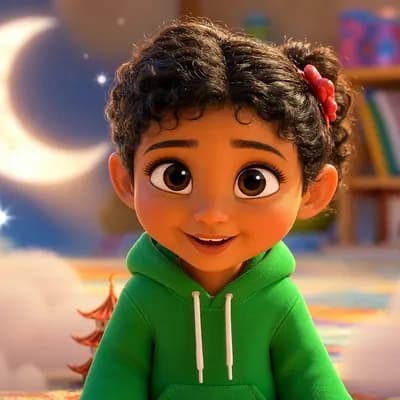 AI generated video: A highly detailed 3D animation style character design of an innocent 8-year-old Middle Eastern boy, ...