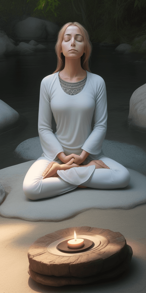 AI generated: me image of meditation and relaxation