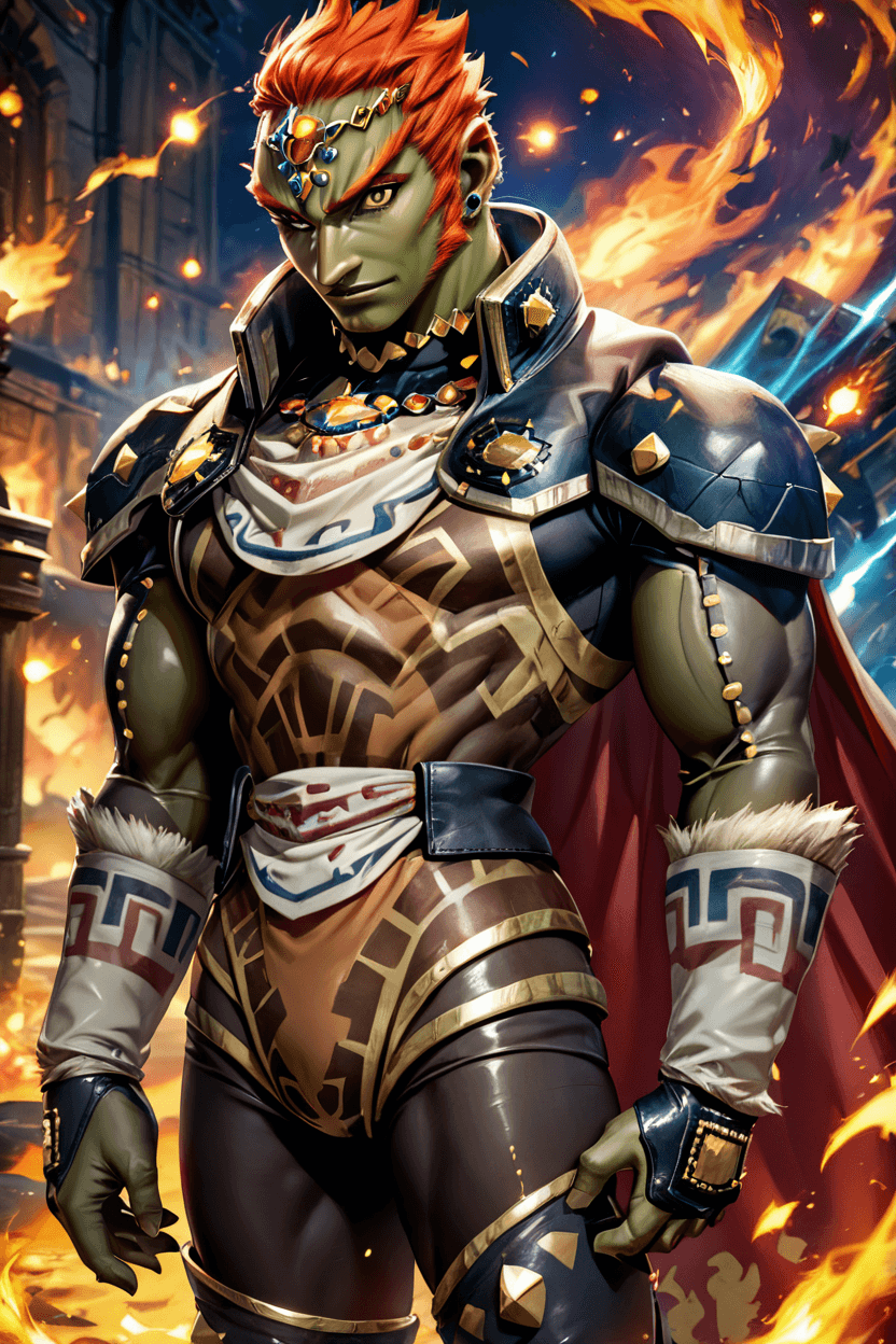 Ganondorf: Demon King (The Legend Of Zelda: Ocarina of Time) [Illustrious & Pony]