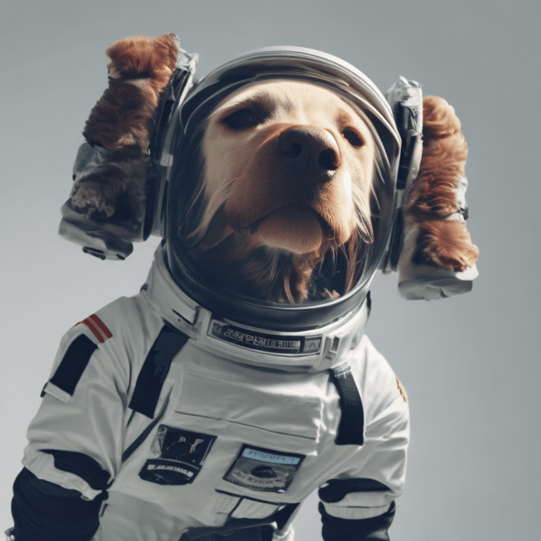 AI generated: Ralistic, ((Masterpiece, best quality)), cocker spaniel dog in astronaut suite space, floppy ears, U...