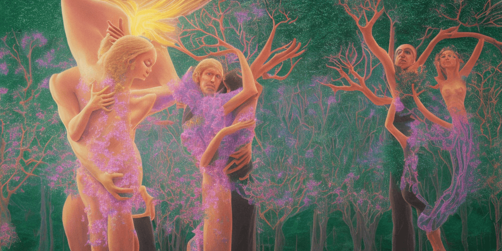 AI generated: 
As their eyes locked, a rush of warmth enveloped their hearts, and in that moment, the world seemed...