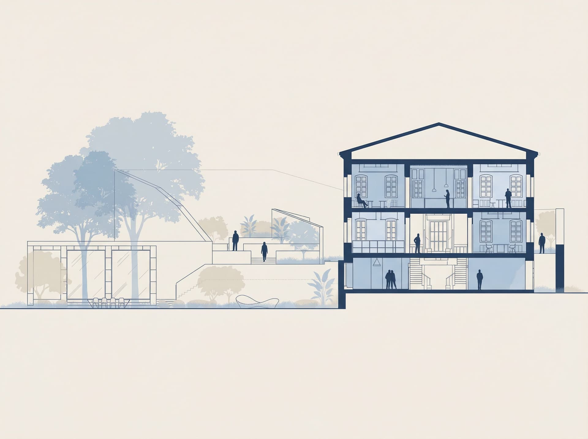 AI generated: Orthographic cross-section view, no perspective distortion.

Color palette:

- Soft blue tones

- Li...