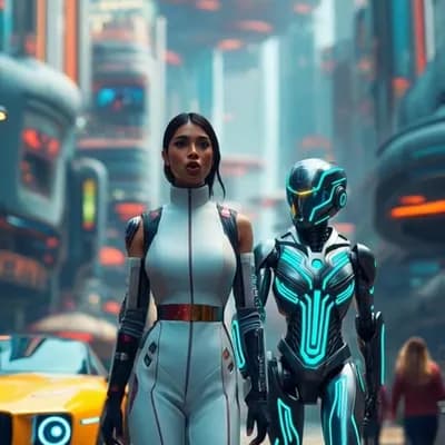 AI generated video: High-frame-rate cinematic performance sequence, natural real-time motion, grounded physical pacing, ...