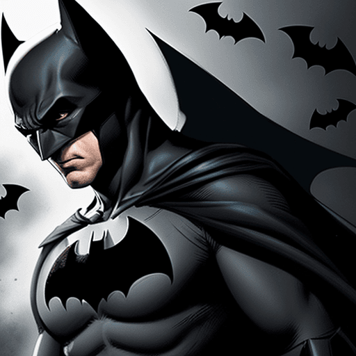 AI generated: The combination of Batman and the Dark Side
