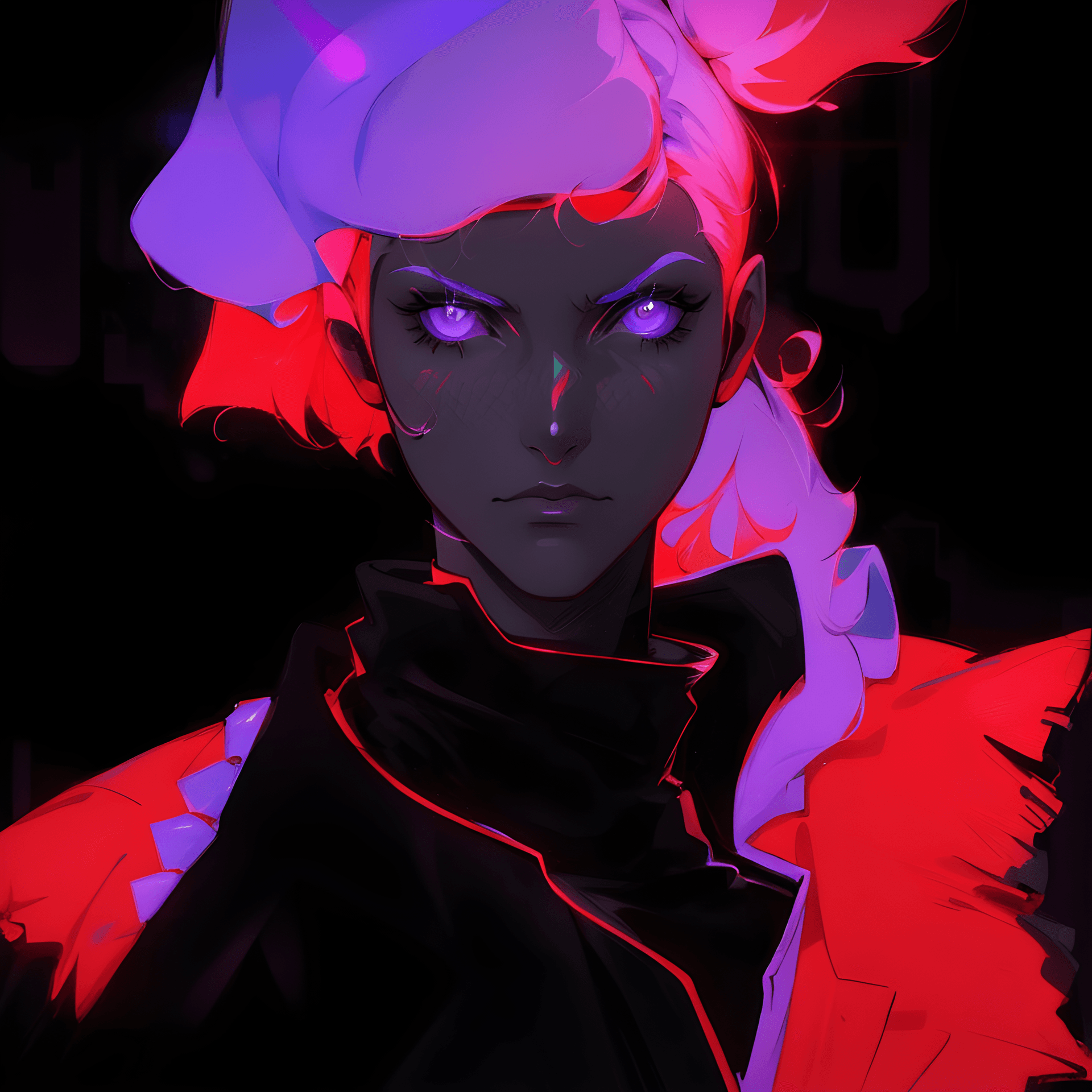AI generated: a close up of a person on a cell phone, cyberpunk art, inspired by Victor Mosquera, tumblr, digital ...