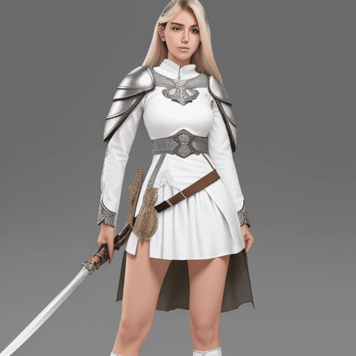 AI generated: eça de queirós vestido com batina e colarinho branco, segurando espada