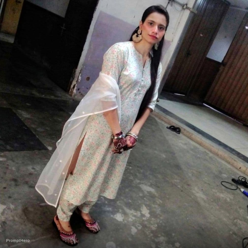 AI generated: Isko bra or panty pehnao