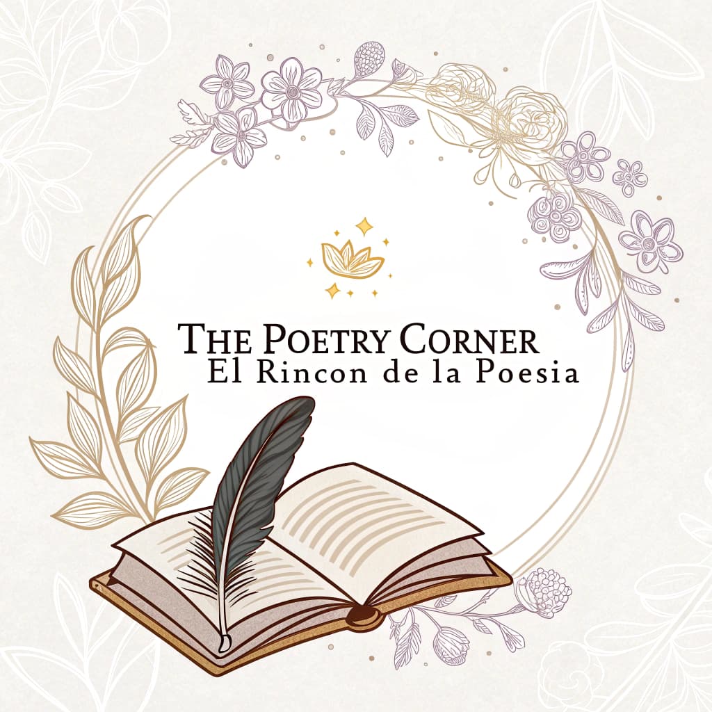 AI generated: A sophisticated and elegant logo design for a YouTube channel named 'The Poetry Corner' (Spanish: 'E...