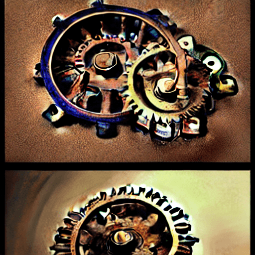 AI generated: [1] FLS Atmospheres written in large, eye-catching letters, with a font style that evokes the steamp...