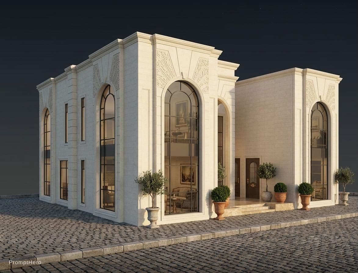 AI generated: House exterior design