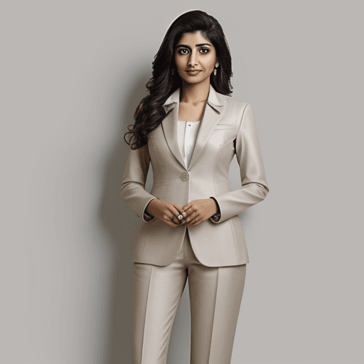 AI generated: Indian Suit Salwaar design for corporate women