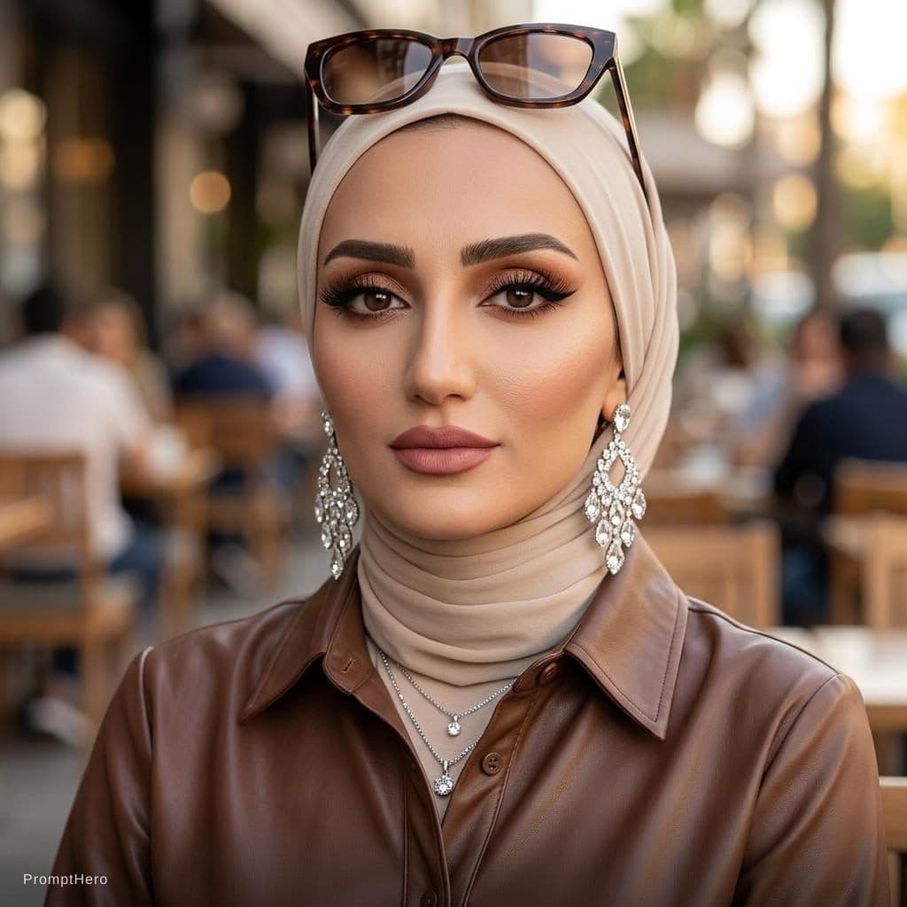 AI generated: {
  "image_analysis": {
    "subject": {
      "description": "Young woman",
      "expression": "Ne...