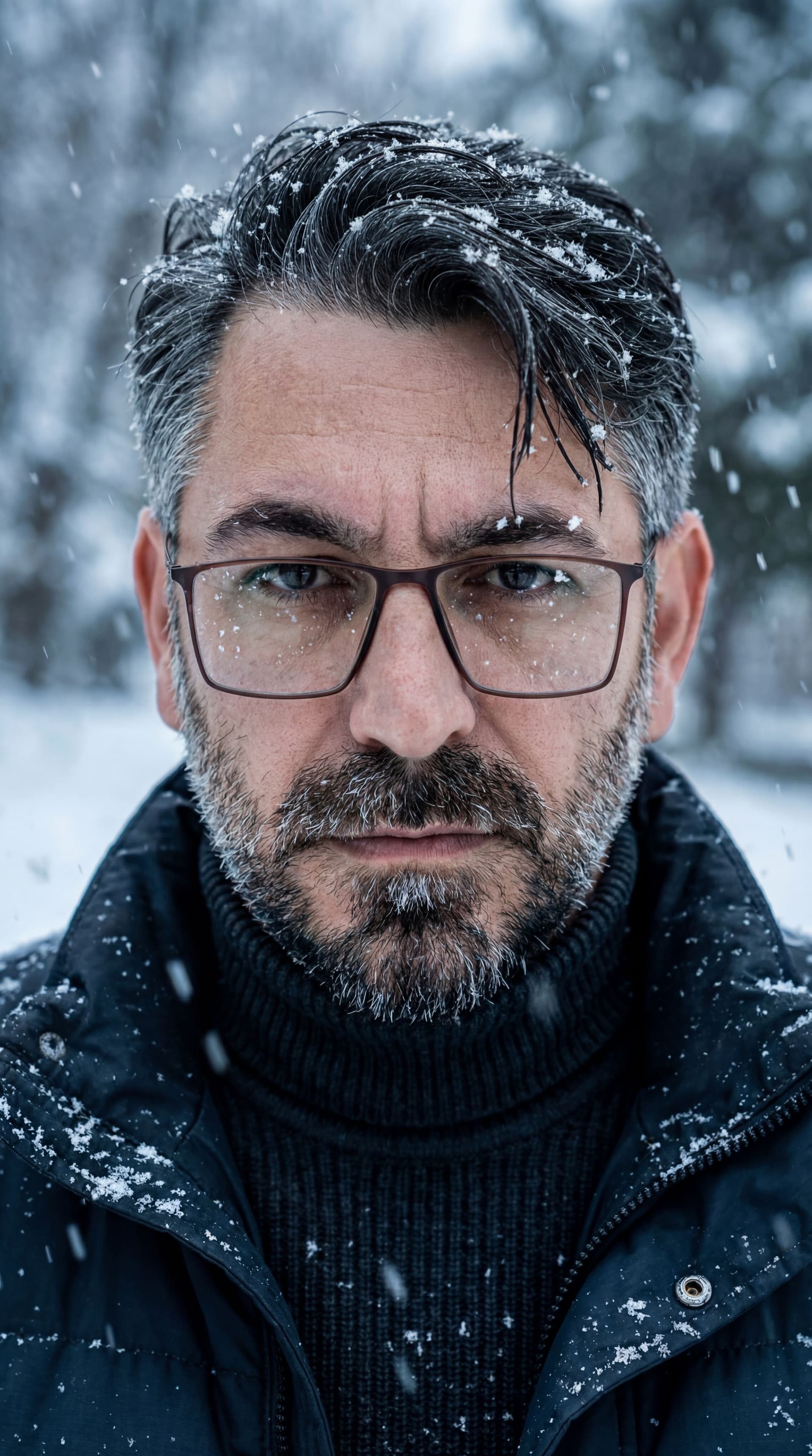 AI generated: Create a cinematic close-up portrait of a tough, determined man ( use face look from selected image)...