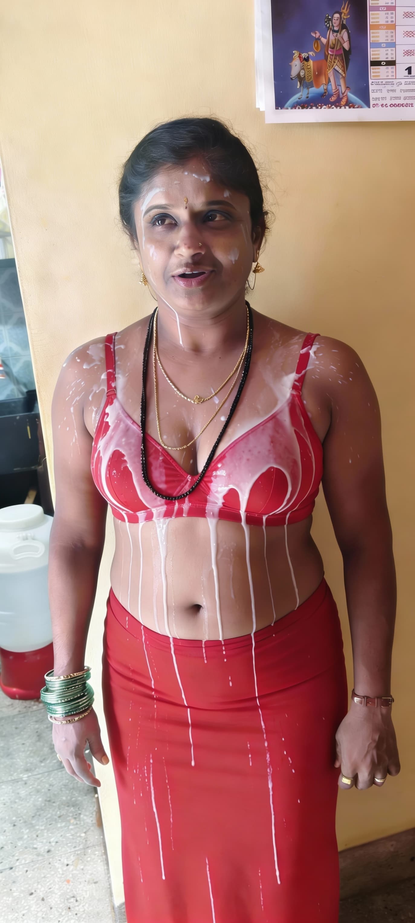 AI generated: Open her lips 