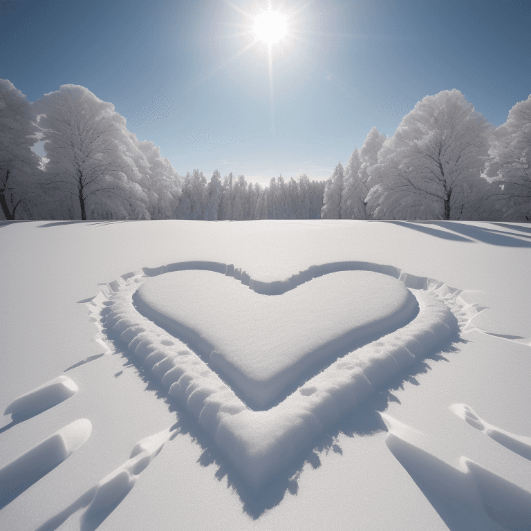 AI generated: (hyperrealism : 1. 4), (award winning: 1. 4) (masterpiece photo: 1. 4) BREAK  winter, snow, sun, col...