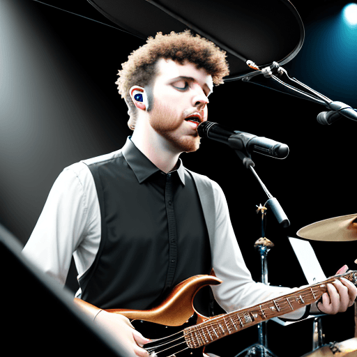 AI generated: quonium the band gives the best live preformance ever 8k ulra realistic 