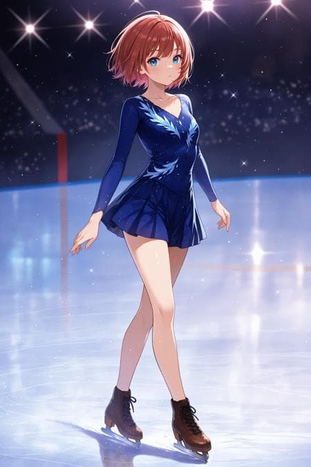 (IL Pose + Character) Ice Skating Pose + Medalist 3 Main Characters | 金牌得主 / 舞冰的祈愿 | メダリスト