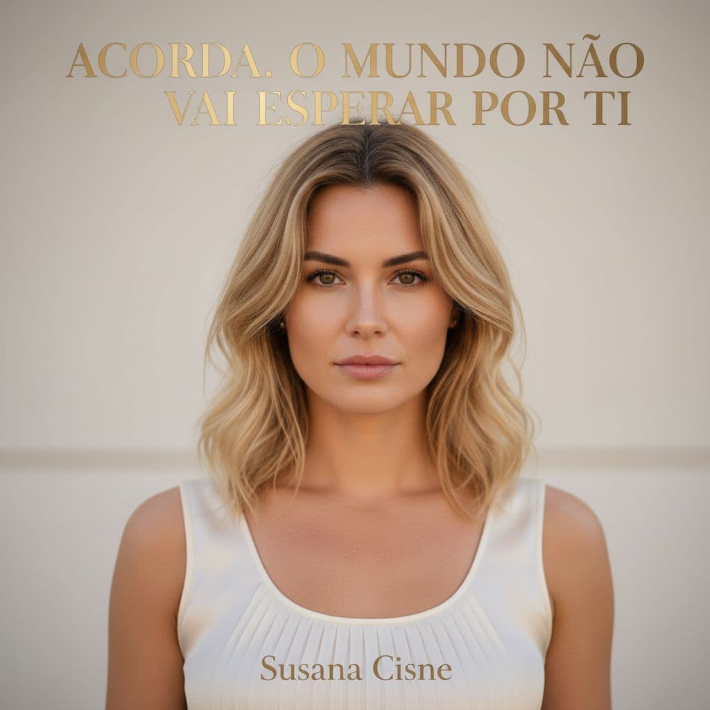 AI generated: Ultra-realistic Vogue-style book cover featuring Susana Cisne, with her face identical to the upload...