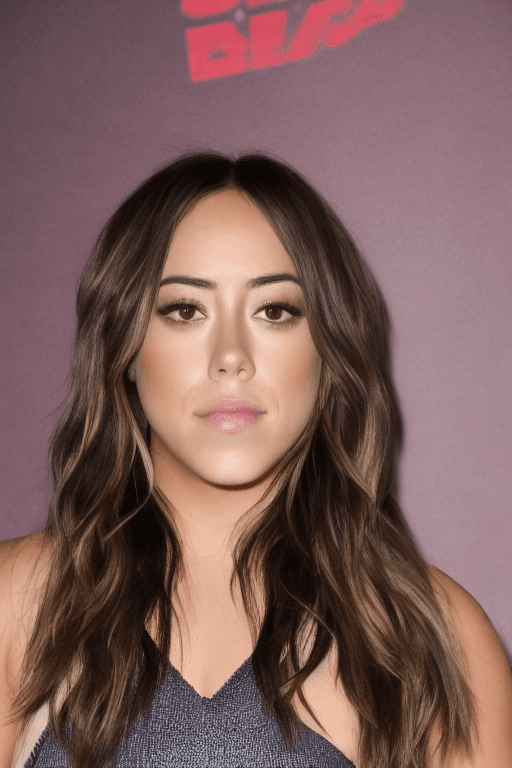 AI generated: chloe bennet, facing camera