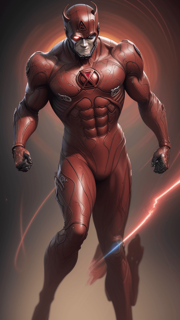 AI generated: (best quality ,8k, 16k, highres, masterpiece:1.2),DC database feature of ((Atrocitus)):2.5, Prominen...